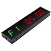 1.5 Inch Gym Timer Clock 6 Modes Type C LED Workout Interval Digital Timer Countdown Up Stopwatch with Remote Control
