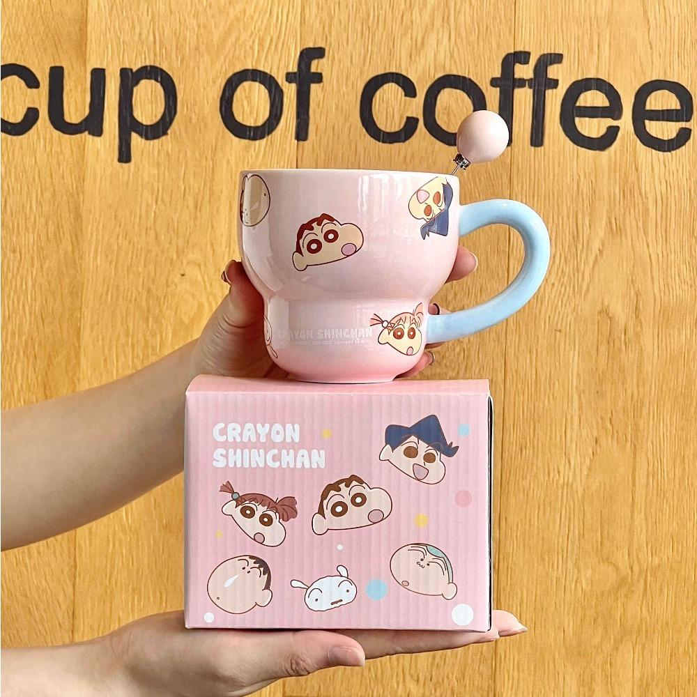 

Милая мультяшная керамическая кружка, креативная кружка для завтрака, молока, кофейная кружка для пары, подарок на день рождения 401-500ml