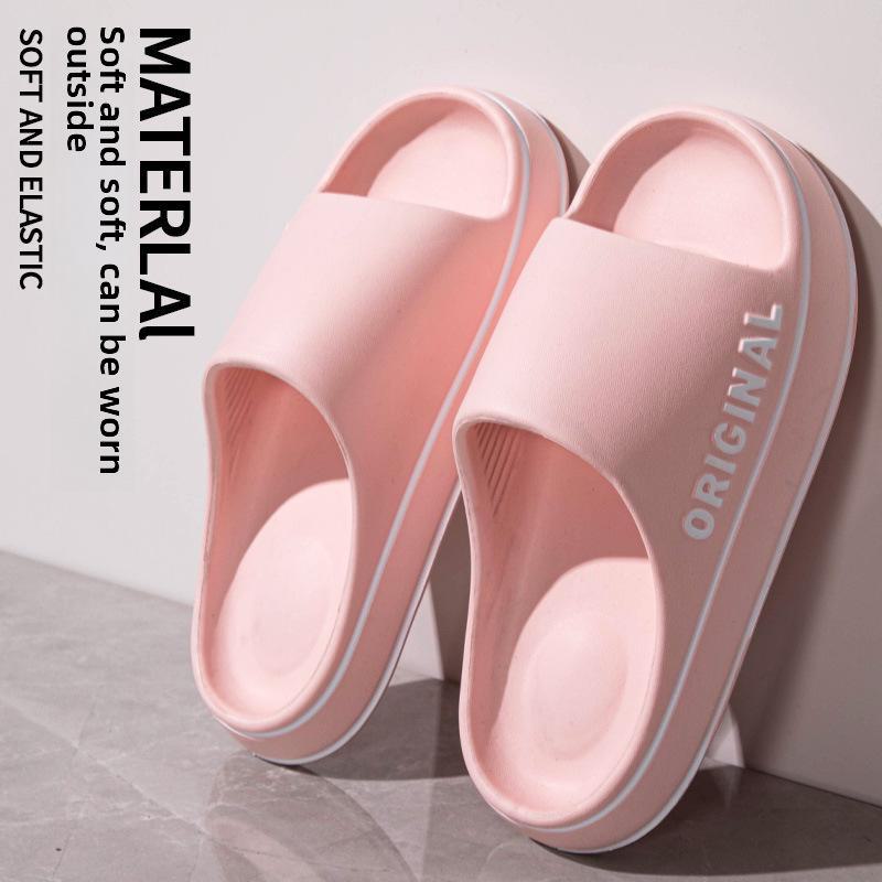 High-Grade Non-Slip Summer Slippers: Thick Bottom, Unisex Indoor Comfort for Men and Women