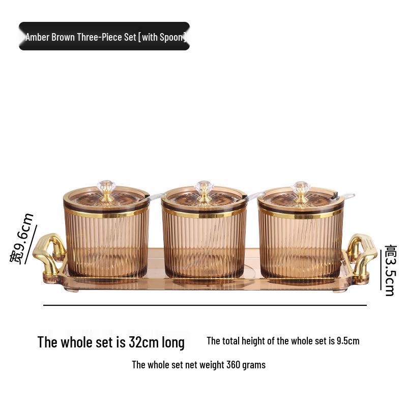 

Европейский кухонный набор для приправ: Коробка для чили-масла, соусница для глутамата натрия и сахарница