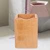 Large Capacity Wood Storage Box Multiple-use Pen Holder Cup Stationery Desk Organizer  School