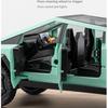 1/24 Scale Tesla Cyber Toys Off Road Truck Alloy Metal Diecast Car Model Sound and Light Boutique Decorative Collection Ornaments Birthday