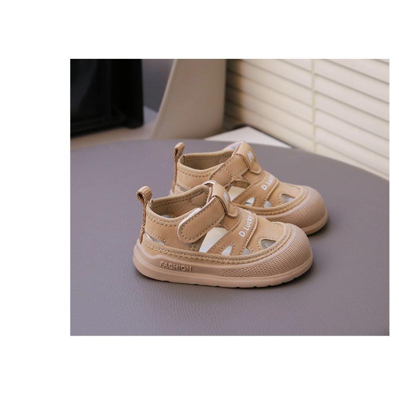 Baby Atmungsaktive Sandalen Sommer Kleinkinder Weiche Sohle Kinderschuhe Kinder Atmungsaktiv Rutschfest Strandschuhe Zehenschutz Hohlschuhe