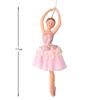 Christmas Ornaments Stree Decoration Girl Bithday Gift Xmas Plastic Hanging Decoration Dancing Silver Tutu Ballerina Christmas Gifts
