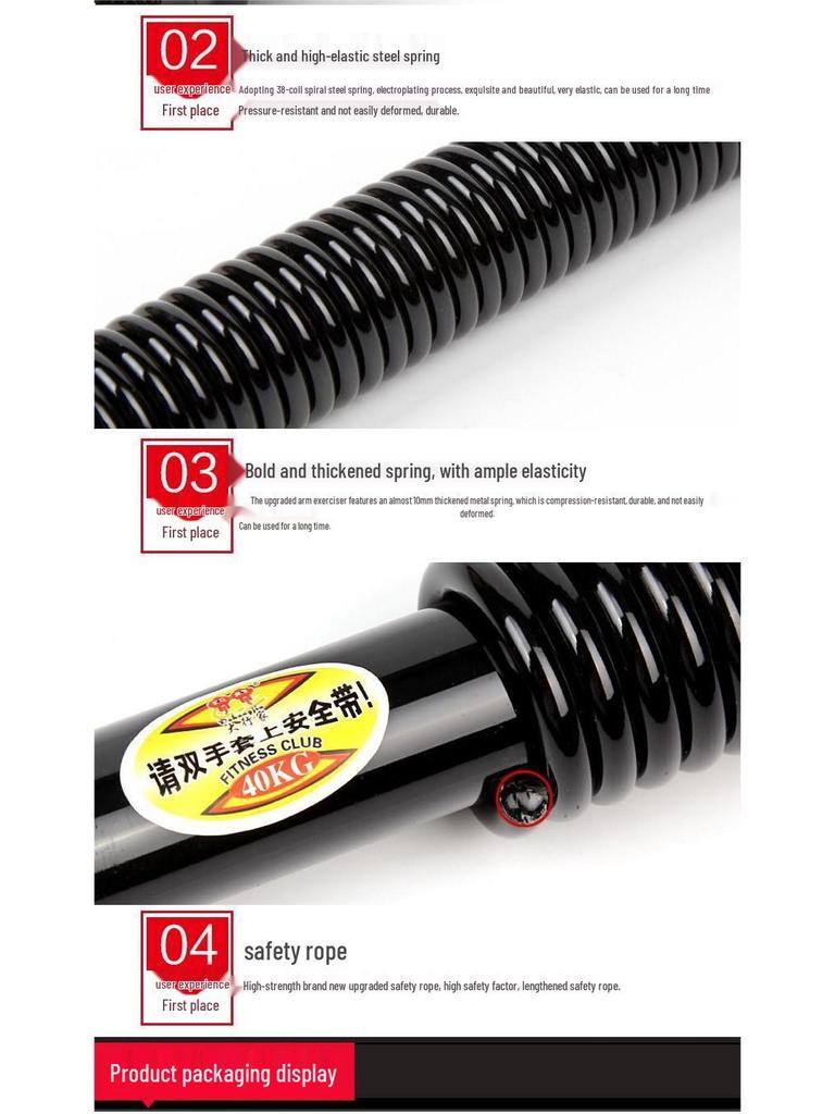 Podwójne ramię sprężynowe i kółko do ćwiczeń mięśni brzucha urządzenie fitness