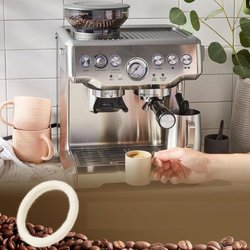 8 Pack Soft Felt Cushioning Gaskets Sealing Rings for Equipment Delivering Enhancing Durability and Quiet Operation