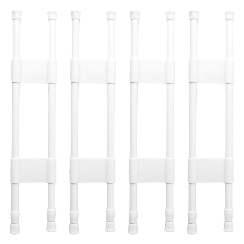 4Pcs RV Refrigerator Bar Adjustable RV Fridge Tension Rod Multipurpose Fridge Bar To Hold Drink Food RV Refrigerator Accessories