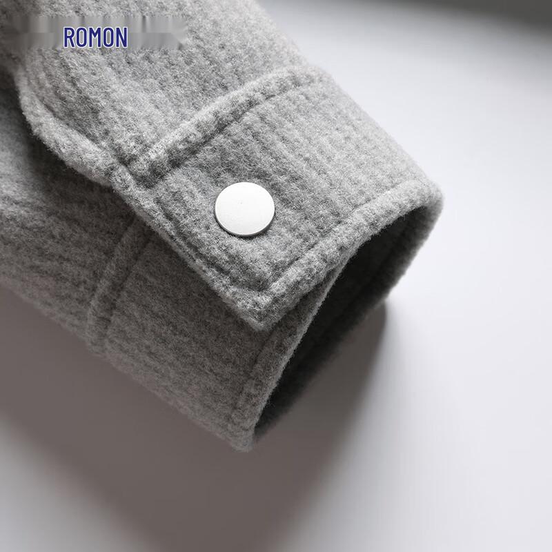 Romon Men's Business Casual Thick Lapel Jacket