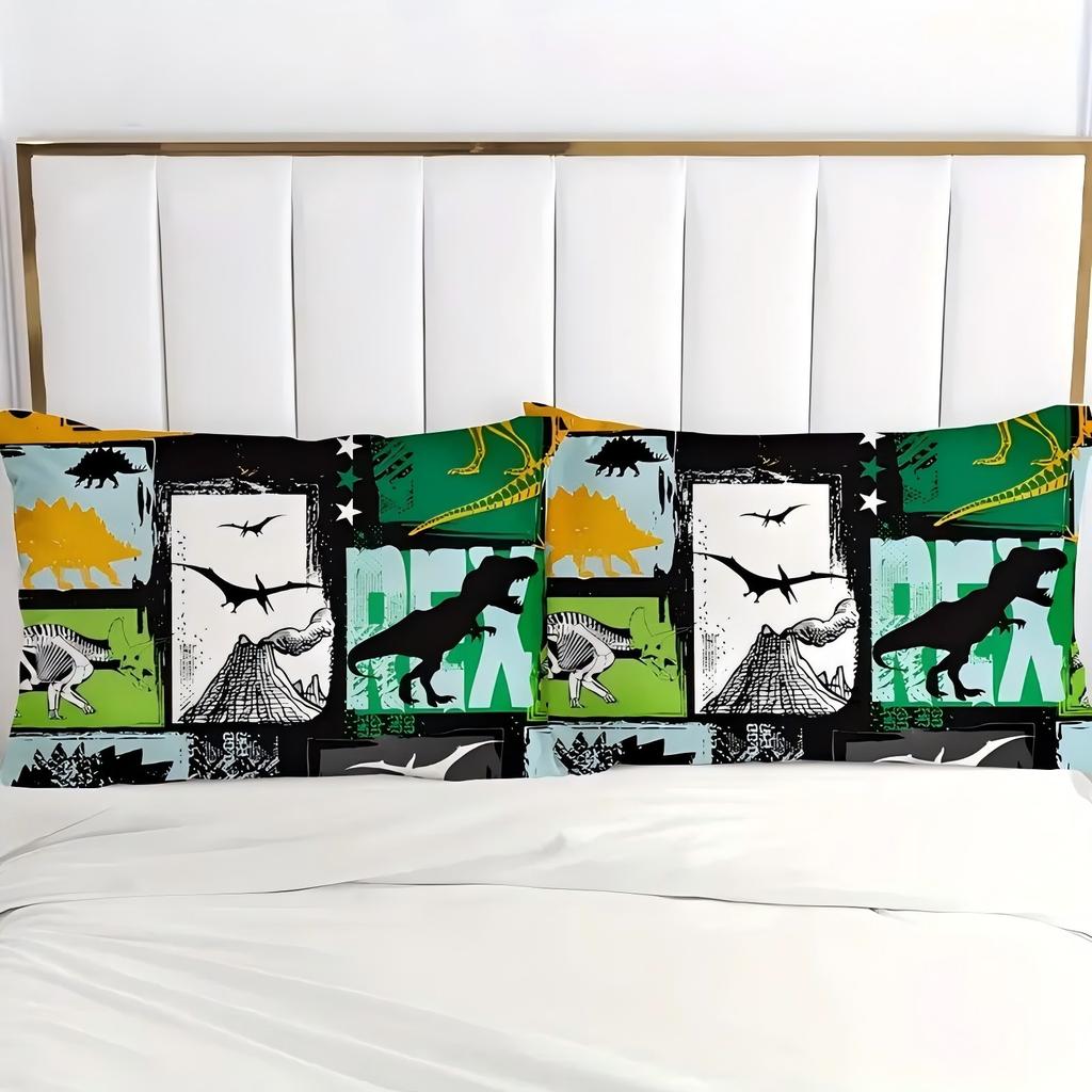 Volcano dinosaur pattern 3D Printed Duvet Cover Soft Comfortable Polyester Bedding Set Primitive animal style Quilt Cover set