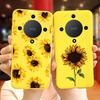 For Honor X9a Fashion Feather Cloud Pattern Phone Case For Honor X9a 5G X 9a ROM-NX1 Candy Color Soft Silicone TPU Back Cover