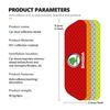 For Skoda Car Door Reflective Strip Diamond Protective Sticker Decorative Accessories Octavia A5 A7 RS Fabia Superb Rapid Karoq fsvr64