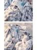 Women's Tie-Dye Double-Sided Fleece Jacket: Lazy Style, Loose Fit, Zipper, Stand-Up Collar, Autumn/Winter Fashion