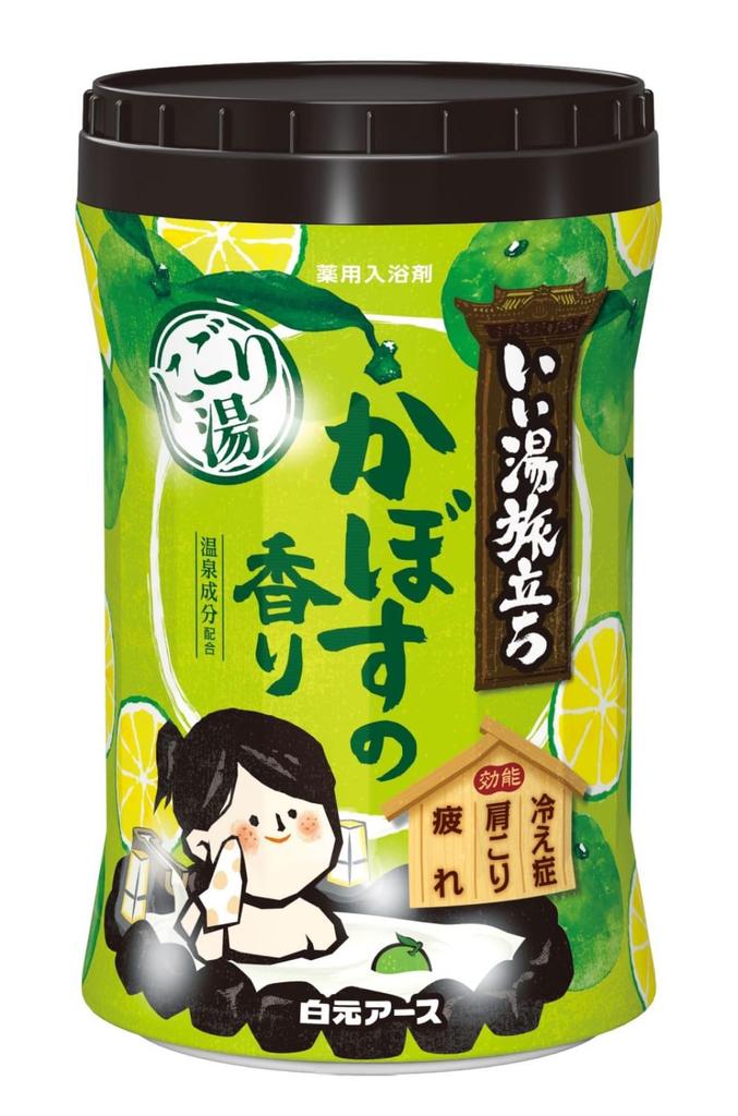 Iiyu Tabidachi Medicinal Bath Cloudy Kabosu 600g Additives, Water, Scent,