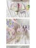 Retro Oil Painting Automatic Sun and Rain Umbrella – Women's Portable Sunscreen Parasol
