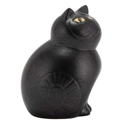 Lisa Larson Cat Mia Black Mini Ceramic Figurine Japan FS