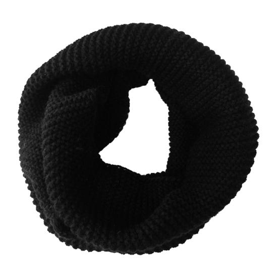 Fashion Women Winter Solid Color Warm Circle Infinity Knitting Cowl Neck Scarf