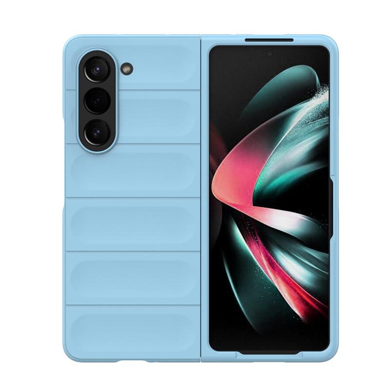 For Samsung Galaxy Z Fold 5 Case Silicone PC Capa Samsung Z Fold Flip 5 4 3 Case Protector Phone Anti-drop Case Z Fold 5 Cover