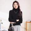 Firstview Women's Classic High-Neck Wool Sweater