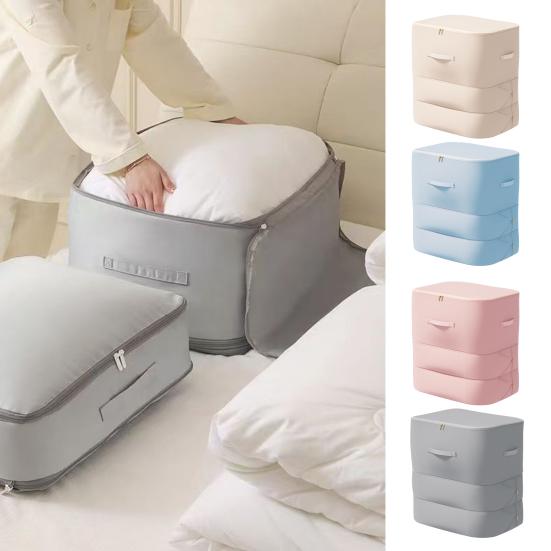 Storage Bag Ultra Space Saving Self Compression Organizer Large Capacity Waterproof Quilt Compression Storage Bag
