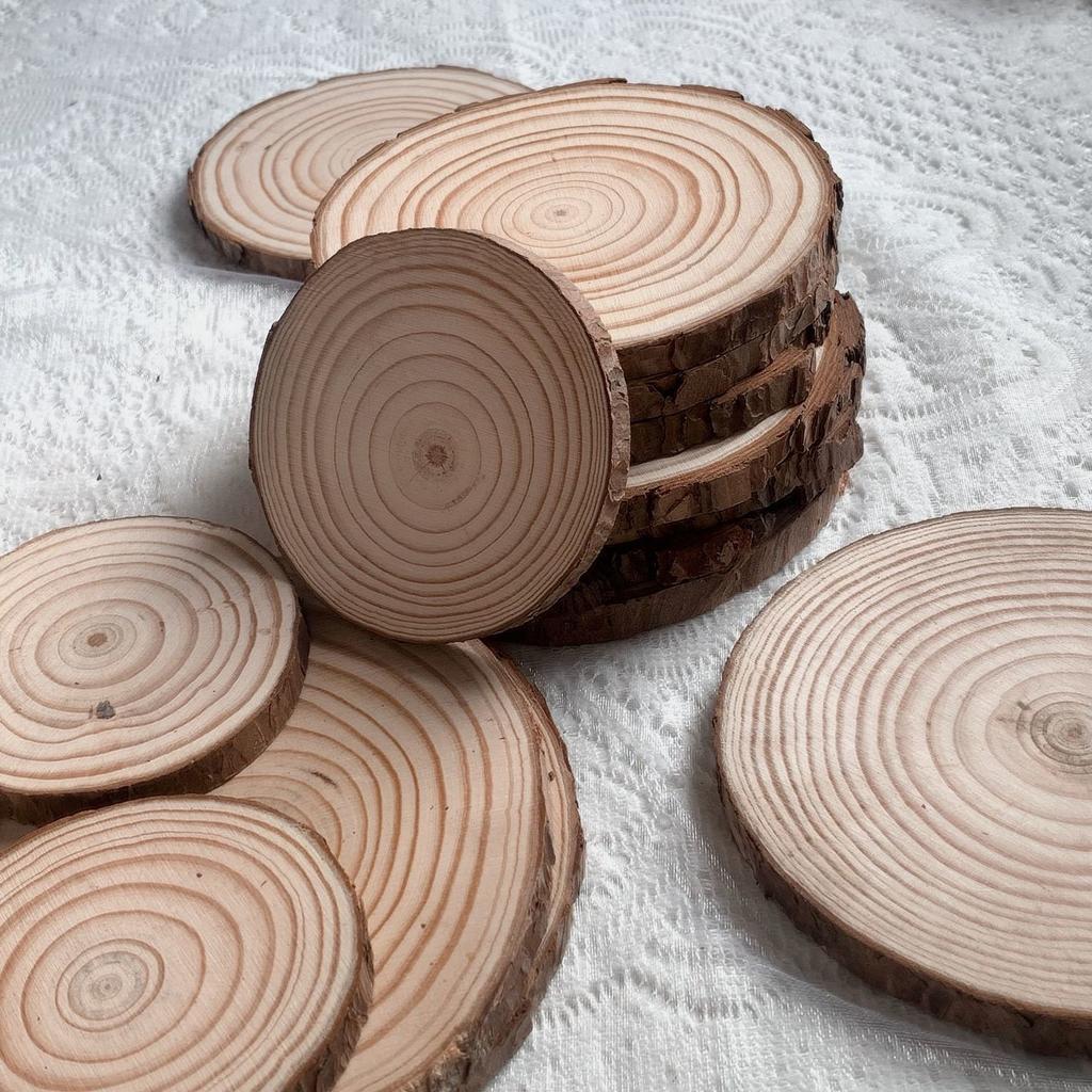 Holzuntersetzer, Ins Fotografie-Requisiten, Untersetzer im nordischen Stil, Anti-Verbrühung und Wärmeisolierung, Holz-Essunterlage