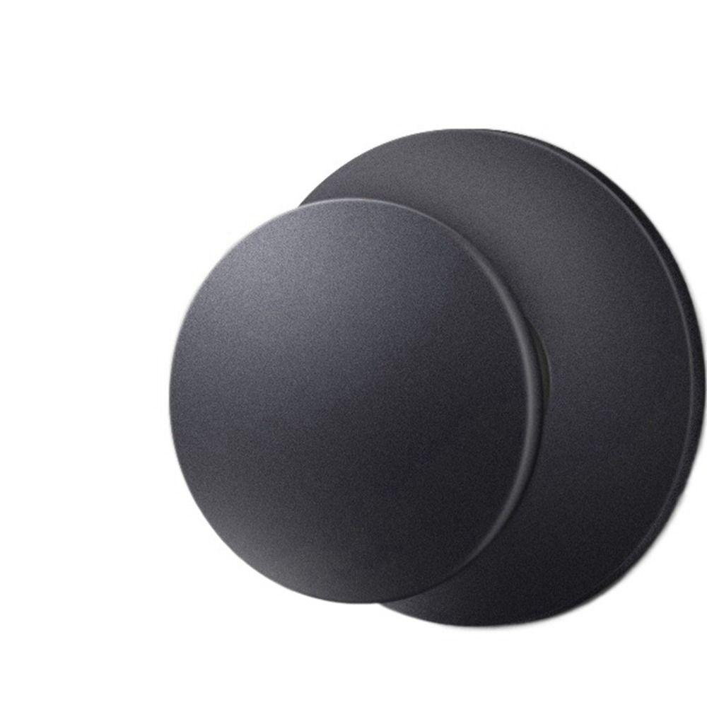 Round Door Knob European-Style Single Hole Stainless Steel Drawer Knob Self-Adhesive White Wardrobe Handle Cabinet