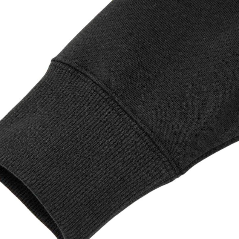 Puma Solid Color Embroidered Design Round Neck Long Sleeve Sweatshirt Women Sweatshirt Black 625808-01