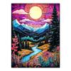 Landscape Sunset Diamond Painting Complete Kit DIY Mosaic Embroidery Hobby Handicraft Painting for Home Wall Decoration