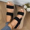 Summer Women's Sandals And Slippers, New Style Outer Wear, Small Increased Wedge-heeled Thick-soled Slippers