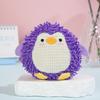 Plush Squeaky Dog Toy with Short Mop Velvet Interactive Stuffed Toy for Small Medium Large Breeds Cute Animal Soft Dog