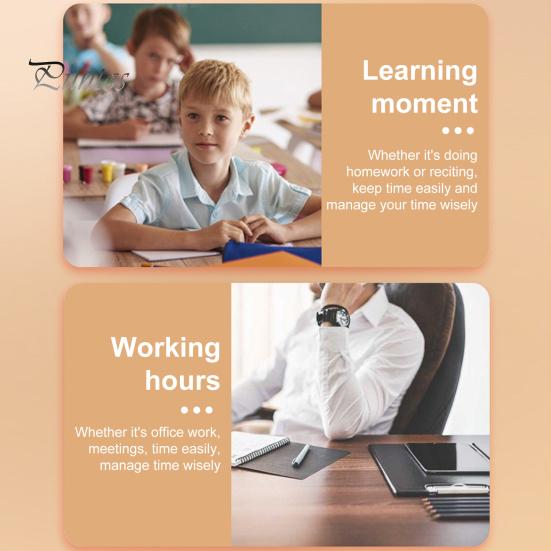 Learning Timer for Studying Countdown Date Timer Beep Light Timer Clock Multi-Function Electronic Clock Timers Cute Digital Timer for Gym Break Time