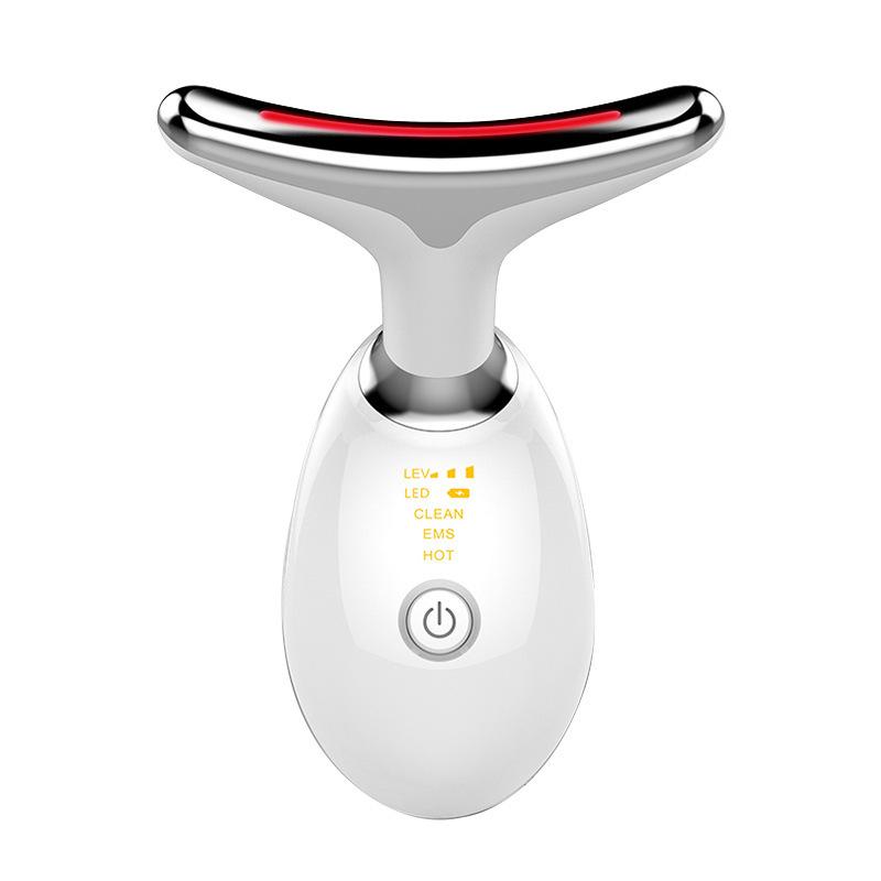 Multi Mode Advanced Facial Sculpting Tool: 3 In 1 Vibration Microcurrent Massager for Neck, Face and Double Chin Removal