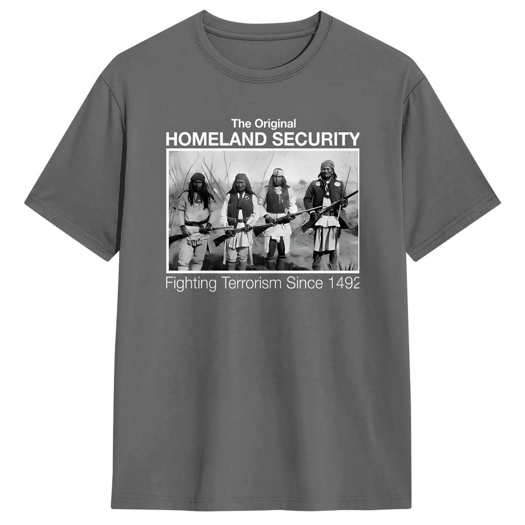 Homeland Security Fighting Terrorism T Shirt Summer Popular TShirts Pure Cotton Round Neck Clothing Short Sleeve Classic Tops