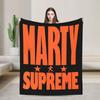 Marty Supreme Timothee Chalamet Blankets Fleece Spring Autumn   Multifunction Warm Throw Blanket for Home Travel Bedspreads