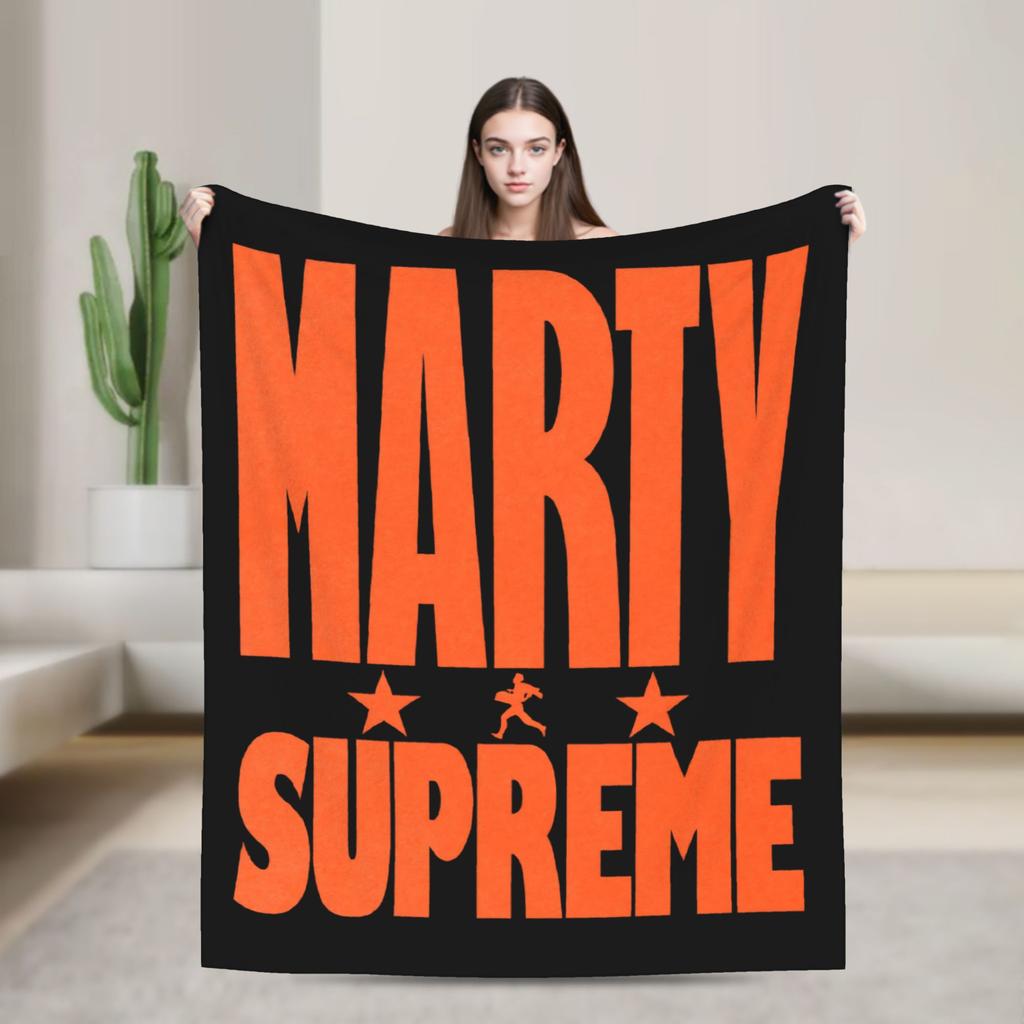 Marty Supreme Timothee Chalamet Blankets Fleece Spring Autumn   Multifunction Warm Throw Blanket for Home Travel Bedspreads
