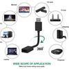 2PCS HDMI Extension Cable 12cm 4K HDMI Extender Male to Female HDMI Cable Adapter Compatib