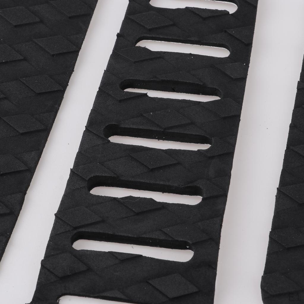 5 Pieces Surf Deck Traction EVA with Tail Kicker for Surfboard Longboard Shortboard Funboard Fish