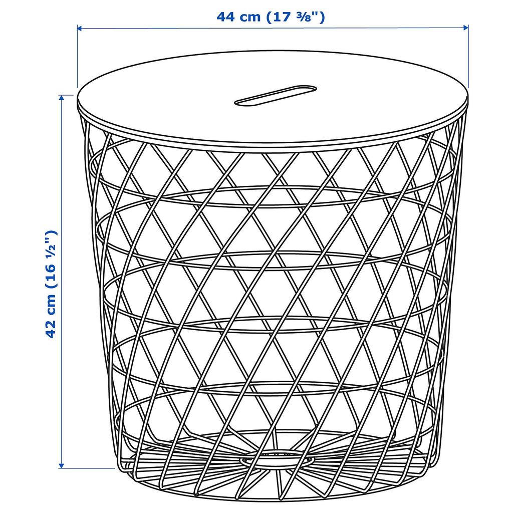 IKEA KVISTBRO Storage Table, White (103.494.53)