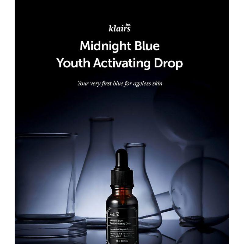 dear, klairs Midnight Blue Youth Activating Drop