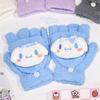 Child gloves For Newborn Baby Glove Winter Cartoon Flip Over Child Glove Cute Girl Gloves Warm Boy Five Finger Homework Glove