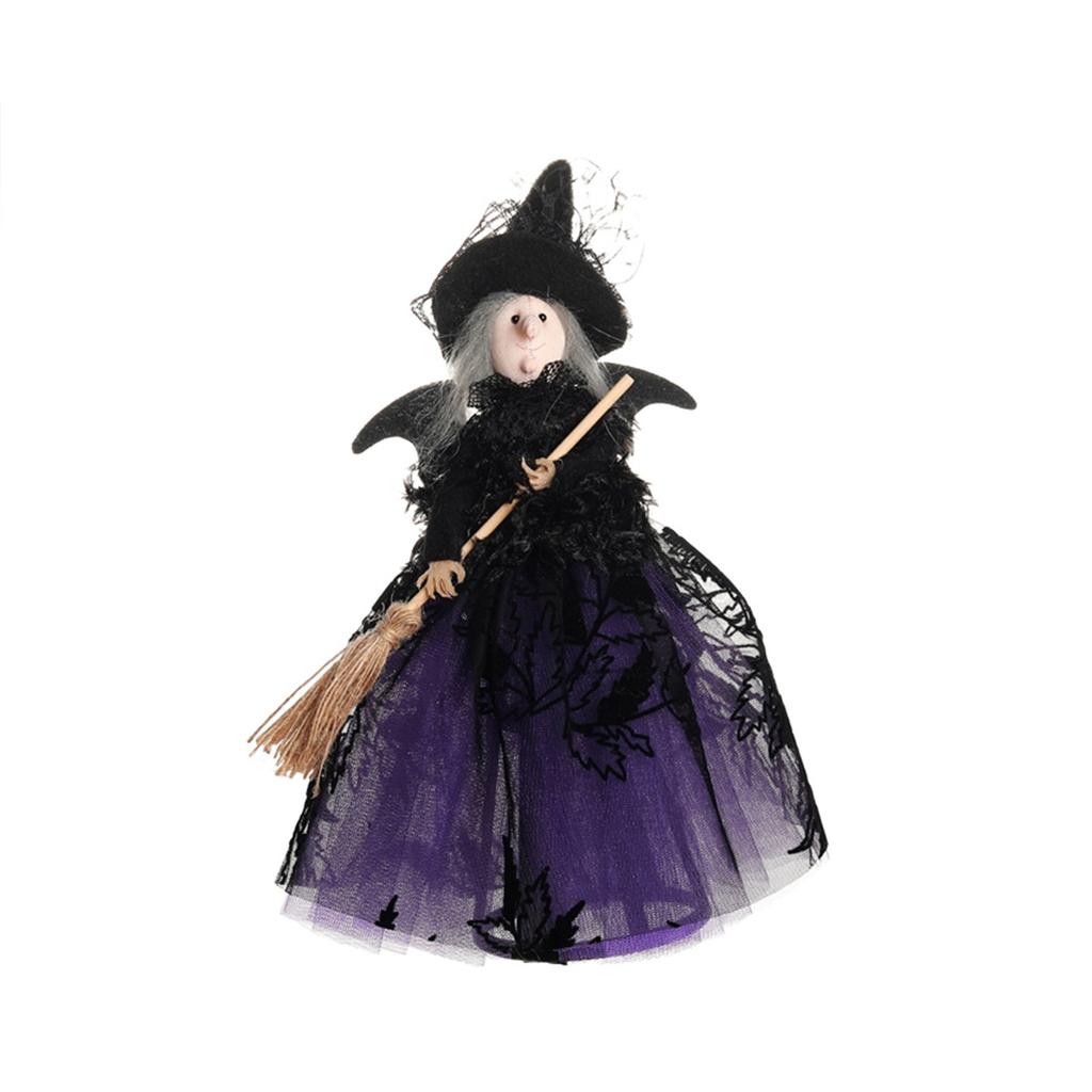 Halloween Decorationsghost Witch Doll Tree Top Star Desktop Decoration Doll Ornaments