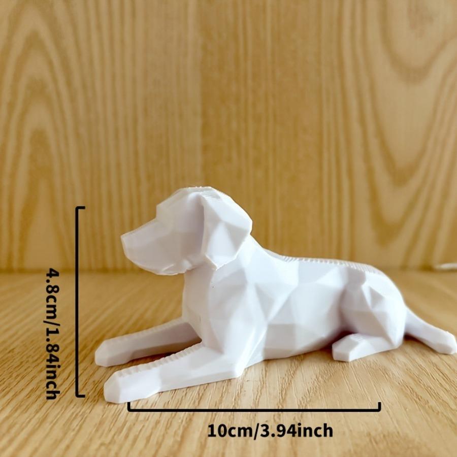 Labrador Retriever Statue, 3D Printed Realistic Sleeping Position Sausage Dog Ornament, Gift for Dog Lovers, Home Decor