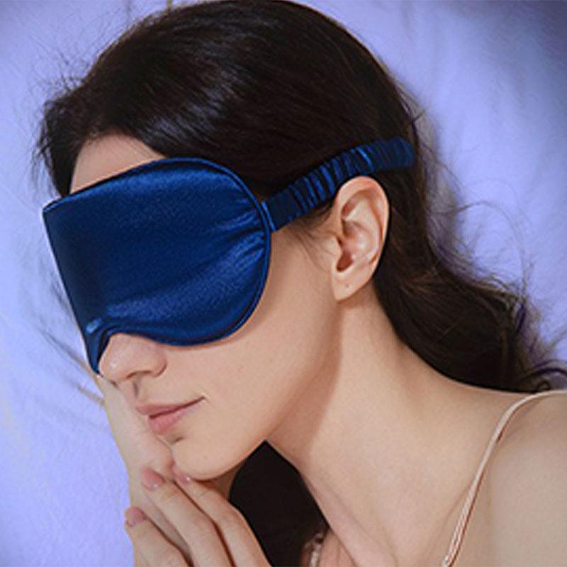 Langlebig Und Sicher 1 Stück Imitierte Seide Augenabdeckung Maske Schlaf Augen Maske Bequem Weiche Augenabdeckung Schlaf Nachtmaske Schlaf Schild Pflege Werkzeuge Smyz006
