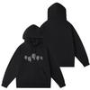 Unisex Trendy Hooded Sweatshirt - Loose Fit, Autumn/Winter Style with Letter 'Y' Print for Couples