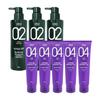 Amos Green Tea Real Shampoo 500g X 3 + Curling Essence 2X 150 X 5