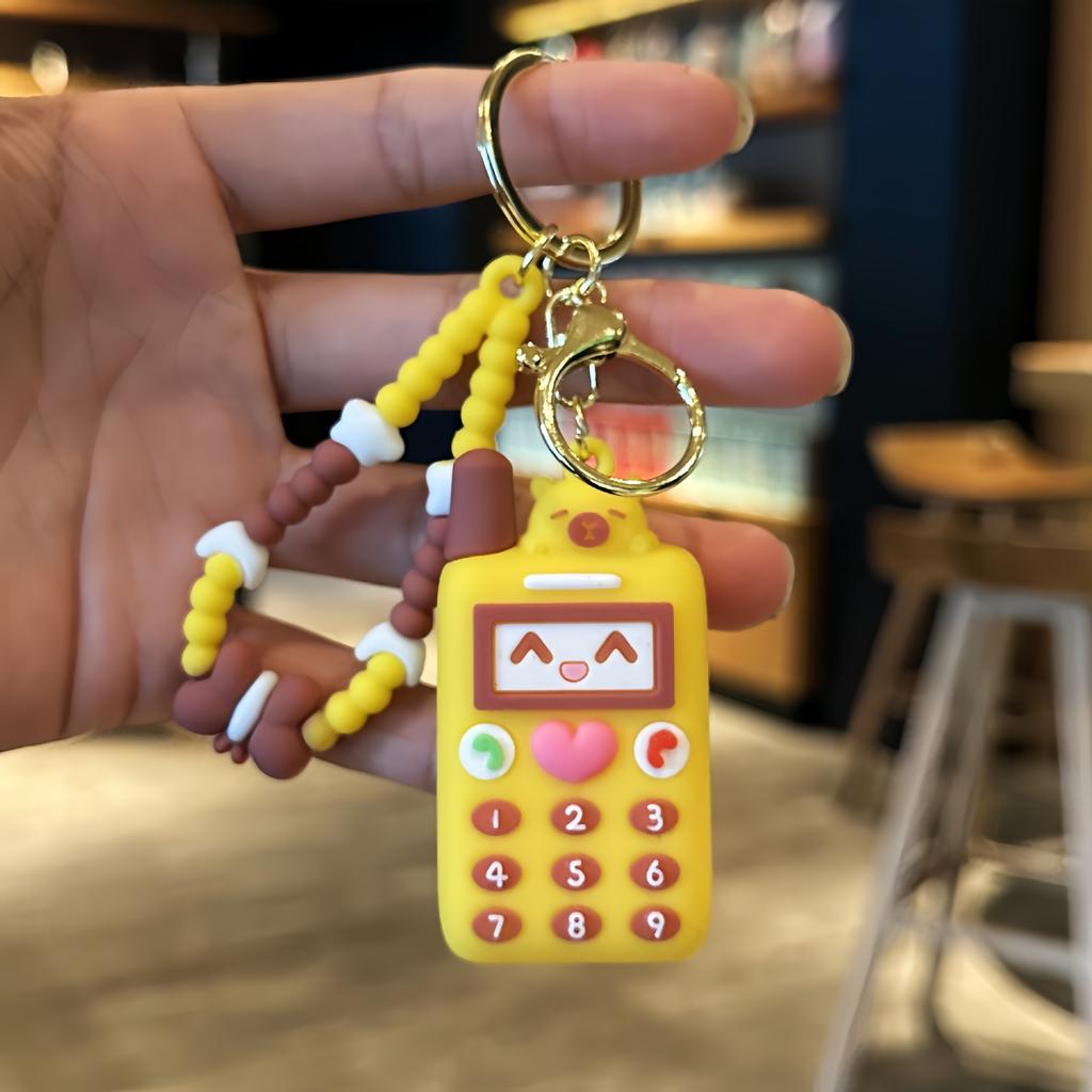 Realistic Small Animal Phone Keychain, Car Key Chain, Cute Animal Couple Bag Charm, Street‑vendor Gift
