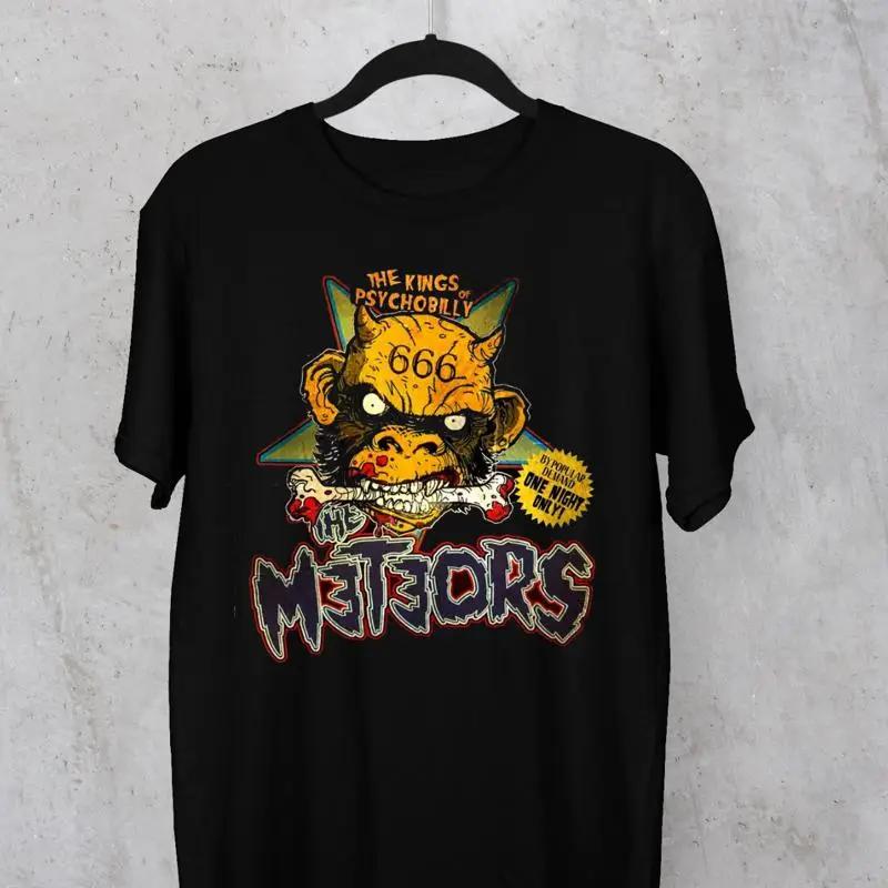 New The Meteors Band King T Shirt Black All Sizes 2f183