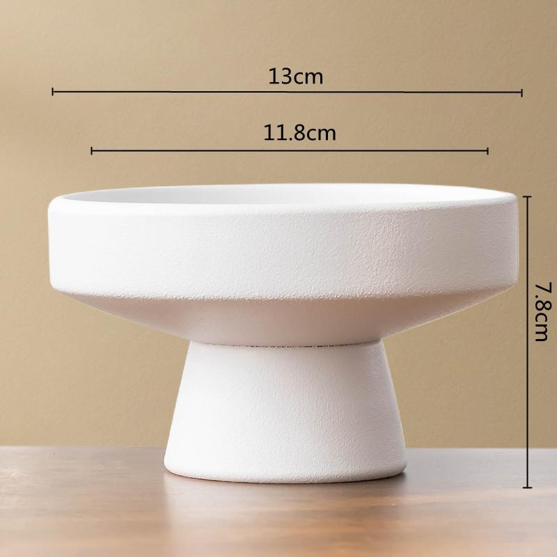 Flower Arrangement Ware Ceramic Flowerpot Desktop Storage Bonsai Copper Needle Floral Accessories Flower Vase Home Decoration