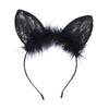 Bedding feathers lace cat ears thin headbands Internet celebrities sexy party performance props headbands hair accessories headgear