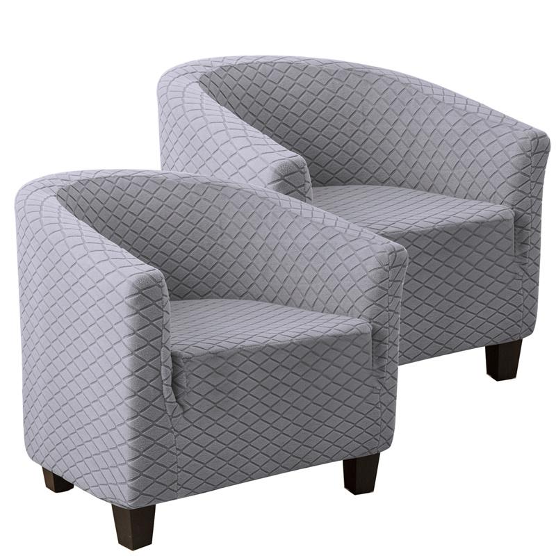 Sofabezug mit Gittermuster für Wohnzimmer, Stretch-Bezüge für Badewannensessel, Stretch-Sofabezug, Couchbezug, Bartheke