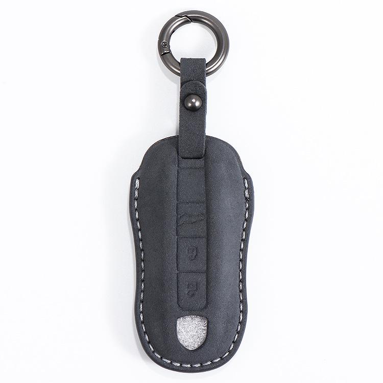 Porsche Key Case Protective Shell for Cayenne, Panamera, Macan, 911, 718 - Full Wrap High-End Buckle.